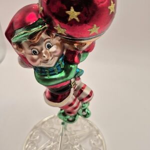 CHRISTOPHER RADKO “Helpin' Elfin” Christmas Ornament Pre-owned